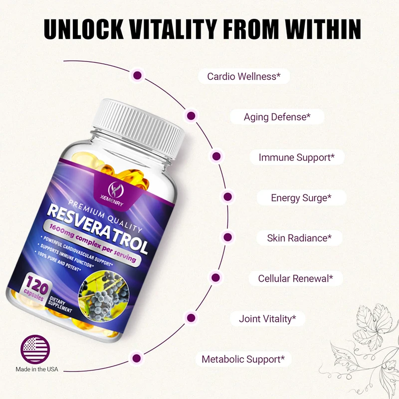 Capsules de résvératrol - Sout - Resveratrol Capsule Anti Aging avis et prix