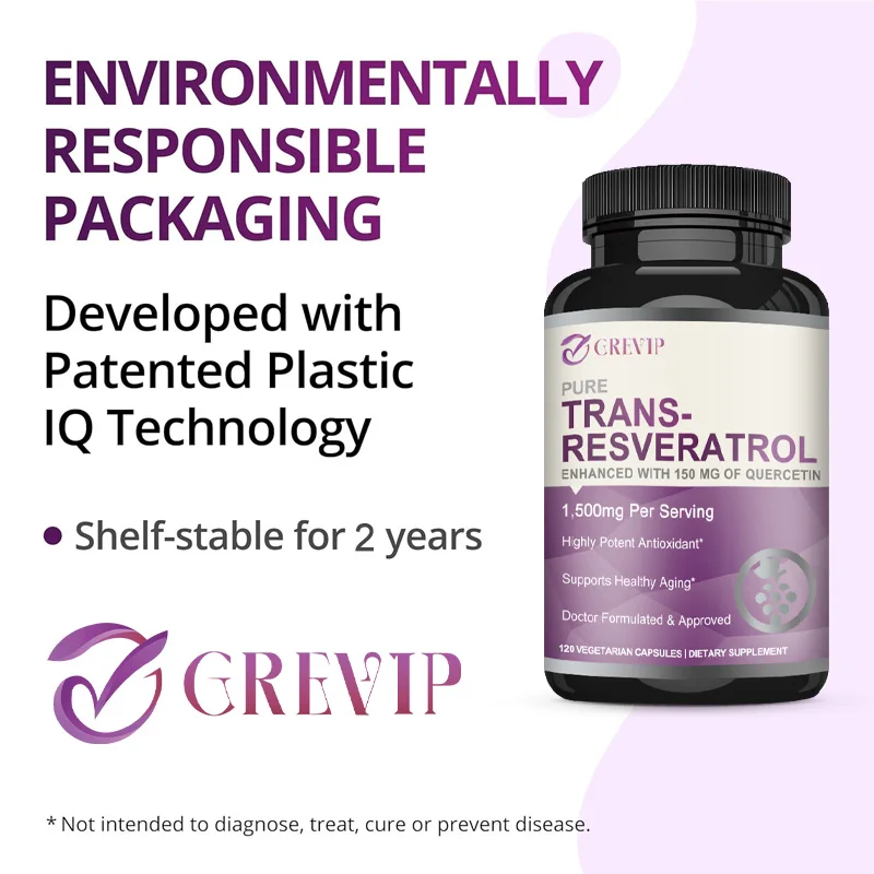 Trans-résveratrol 1500 mg - An - Resveratrol Capsule Anti Aging avis et prix