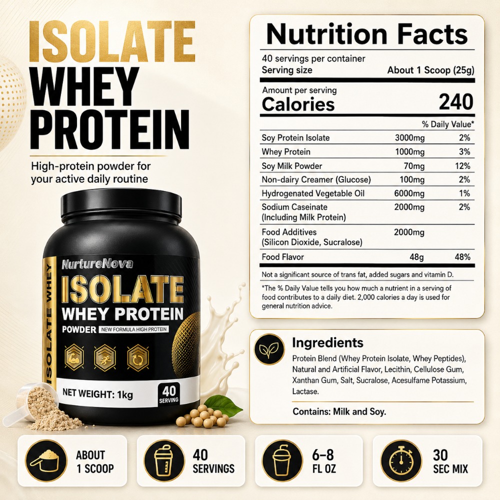 Poudre de protéines de lactosé - Fitness Nutrition Whey Protein avis et prix