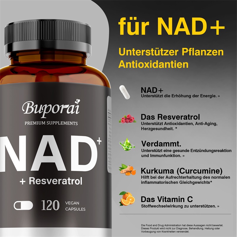 Compléments NAD+ - Anti-âge, r - Resveratrol Capsule Anti Aging avis et prix