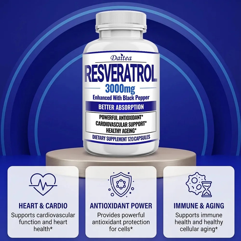 Capsules de supplément de resv - Resveratrol Capsule Anti Aging avis et prix