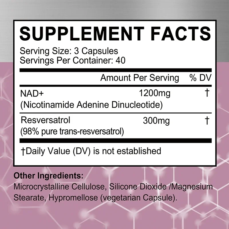 NAD+ Resveratrol Supplements - - Resveratrol Capsule Anti Aging avis et prix