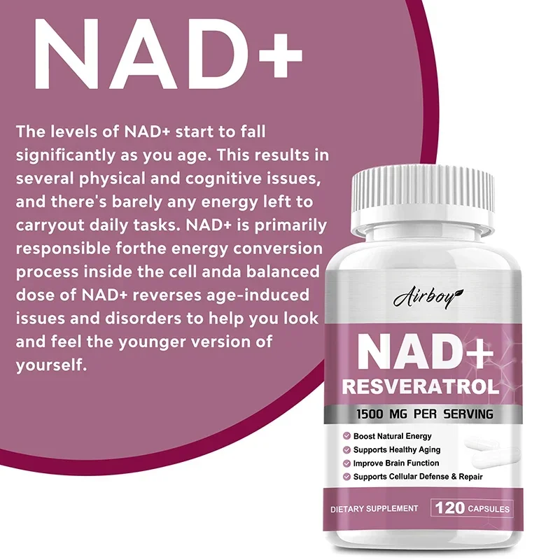 NAD+ Resveratrol Supplements - - Resveratrol Capsule Anti Aging avis et prix